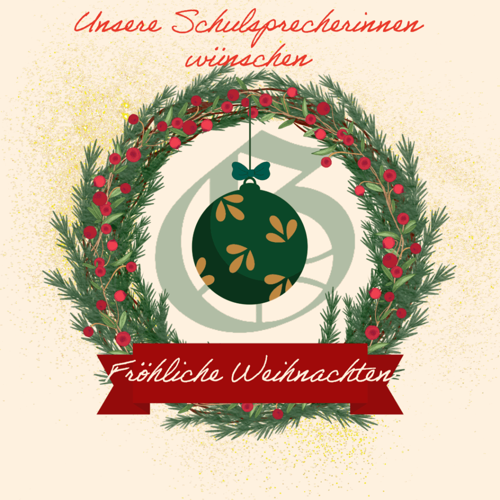 Unserer Schülersprecherinnen waren als fleißige Weihnachtselfen unterwegs.